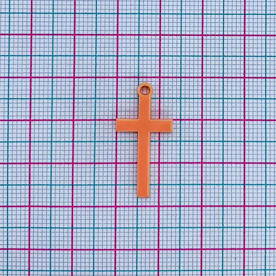 DIJE ✦ CRUZ EN ACRÍLICO 2