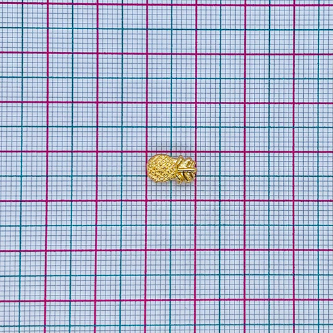 SEPARADOR ✦ PIÑA BAÑO DE ORO
