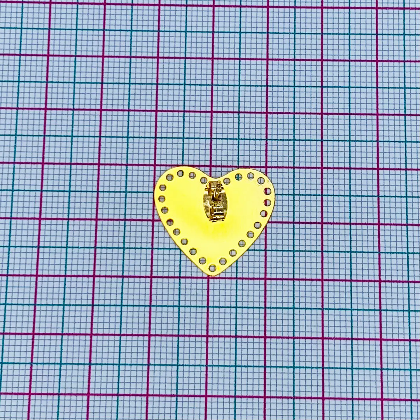 TOPO CORAZÓN BAÑO DE ORO T1044 2