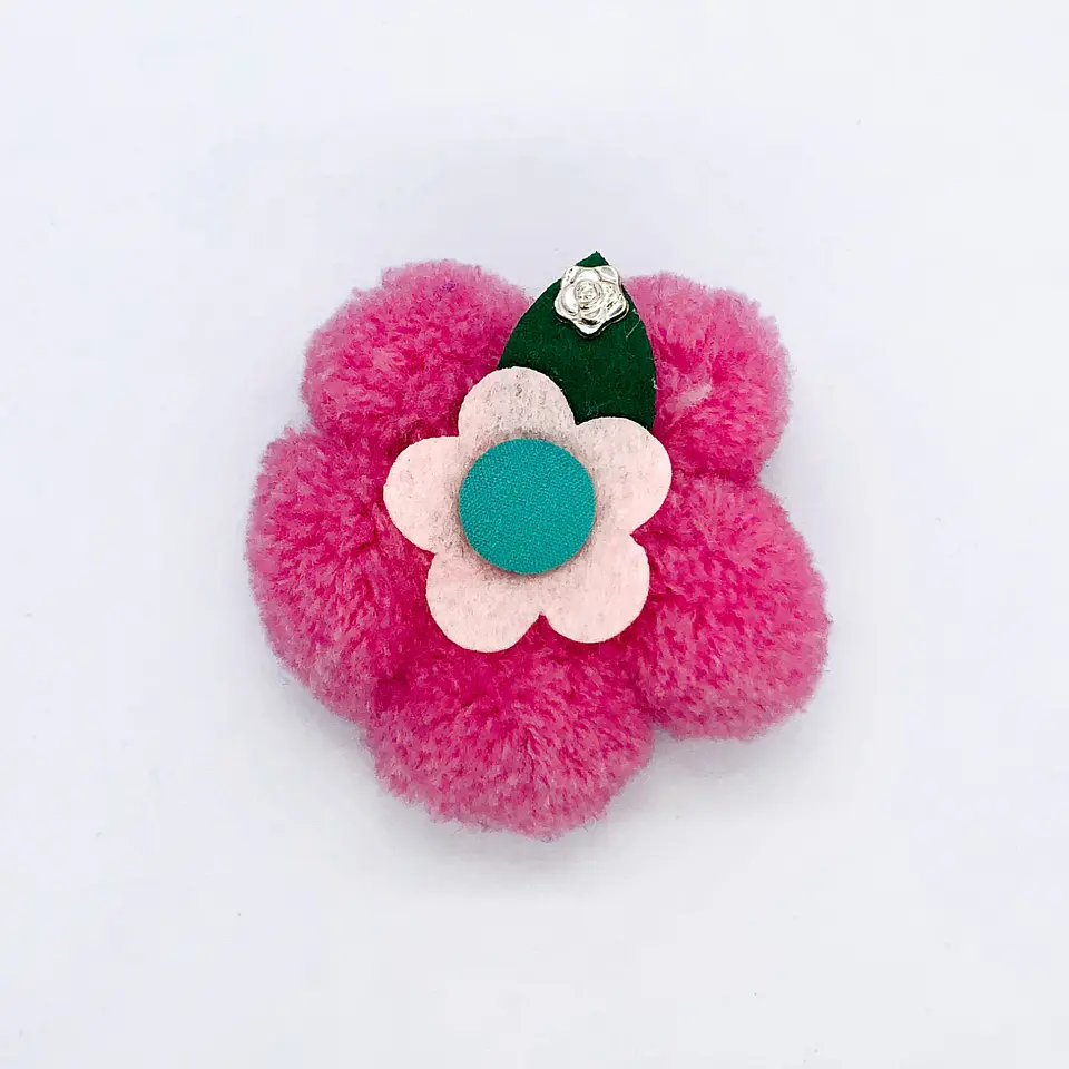 APLIQUE FLOR EN TELA FL-004 8