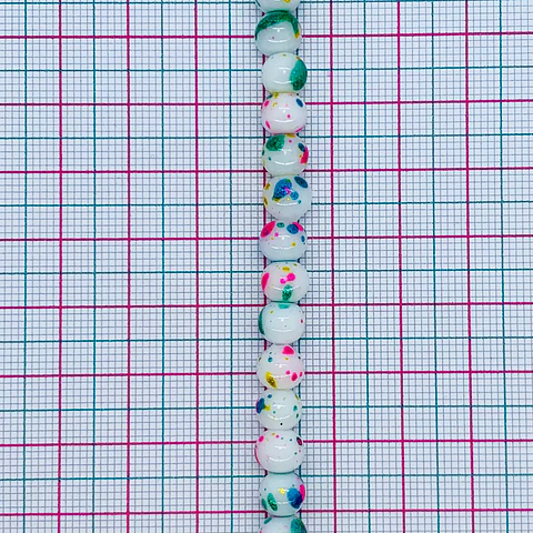 PERLA MANCHAS DE COLORES #6 (ELIGE TU COLOR FAVORITO) 5565-13