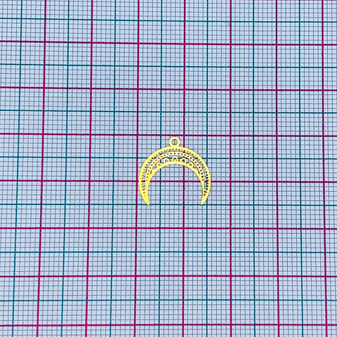 LUNA MINI DIJE BAÑO DE ORO T-037