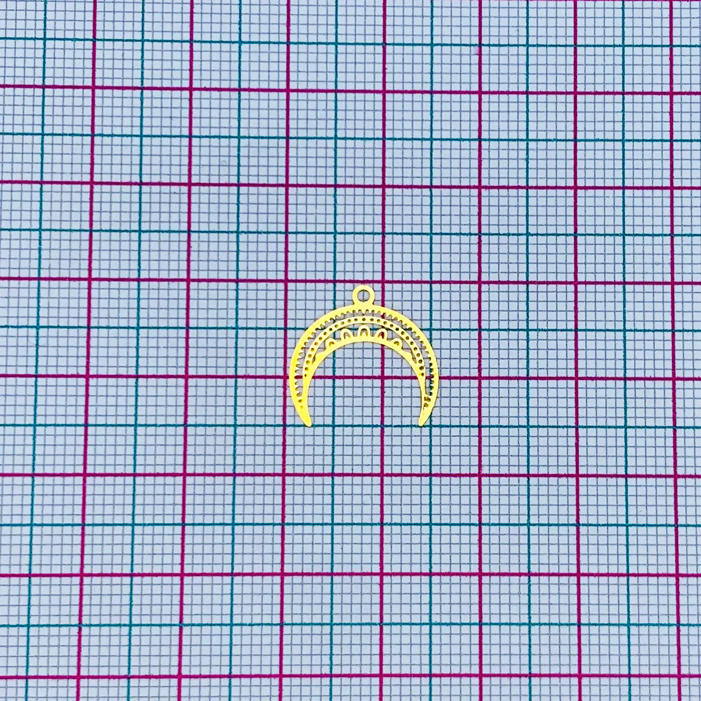 LUNA MINI DIJE BAÑO DE ORO T-037 2