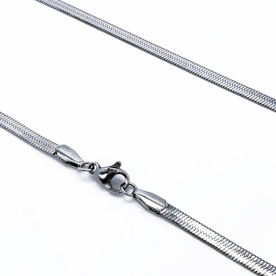 CADENA LAZO PLANA ACERO 40CM M-211P 3