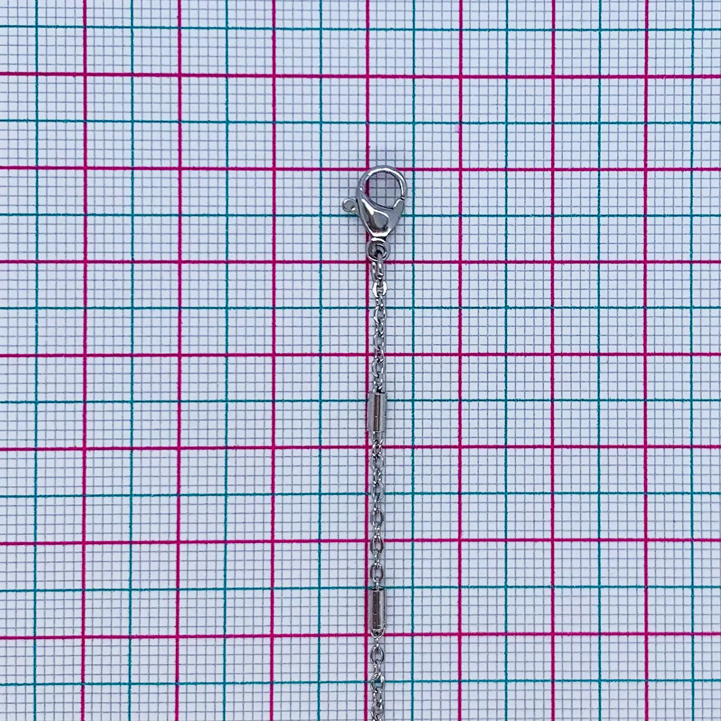 CADENA ✦ TERMINADA ACERO 45 CM 2