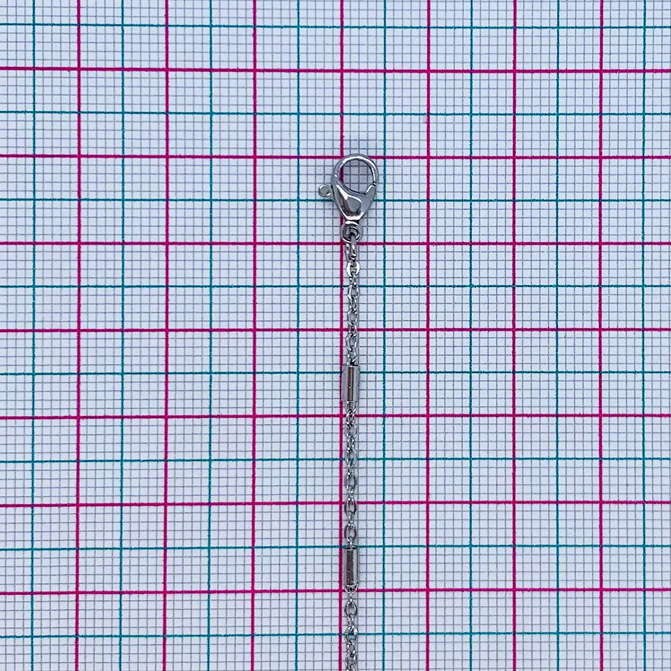 CADENA ✦ TERMINADA ACERO 45 CM 2