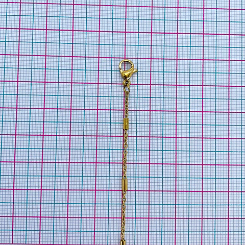 CADENA ✦ TERMINADA ACERO 45 CM