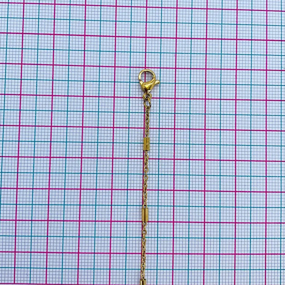 CADENA ✦ TERMINADA ACERO 45 CM 2