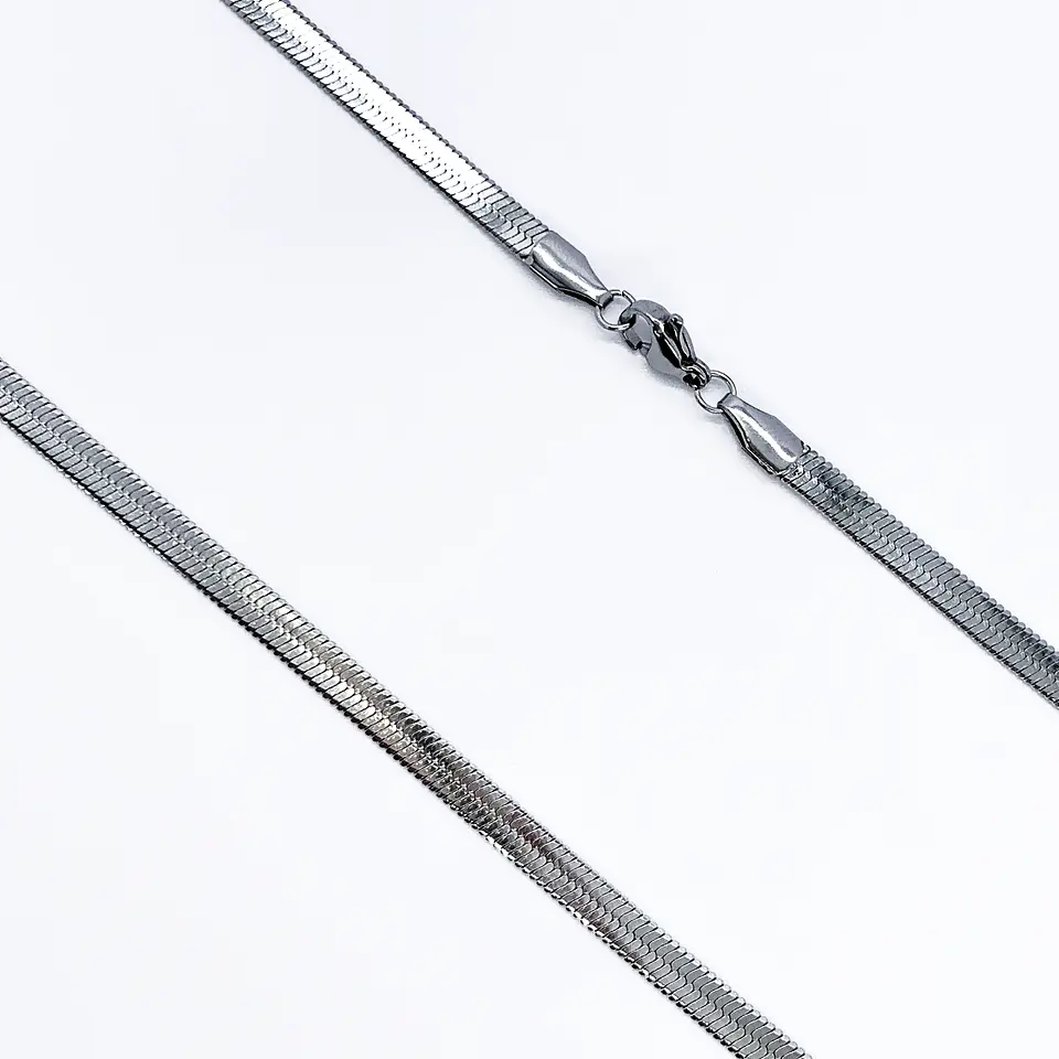 CADENA LAZO PLANA TERMINADA ACERO 40CM L-211P 3