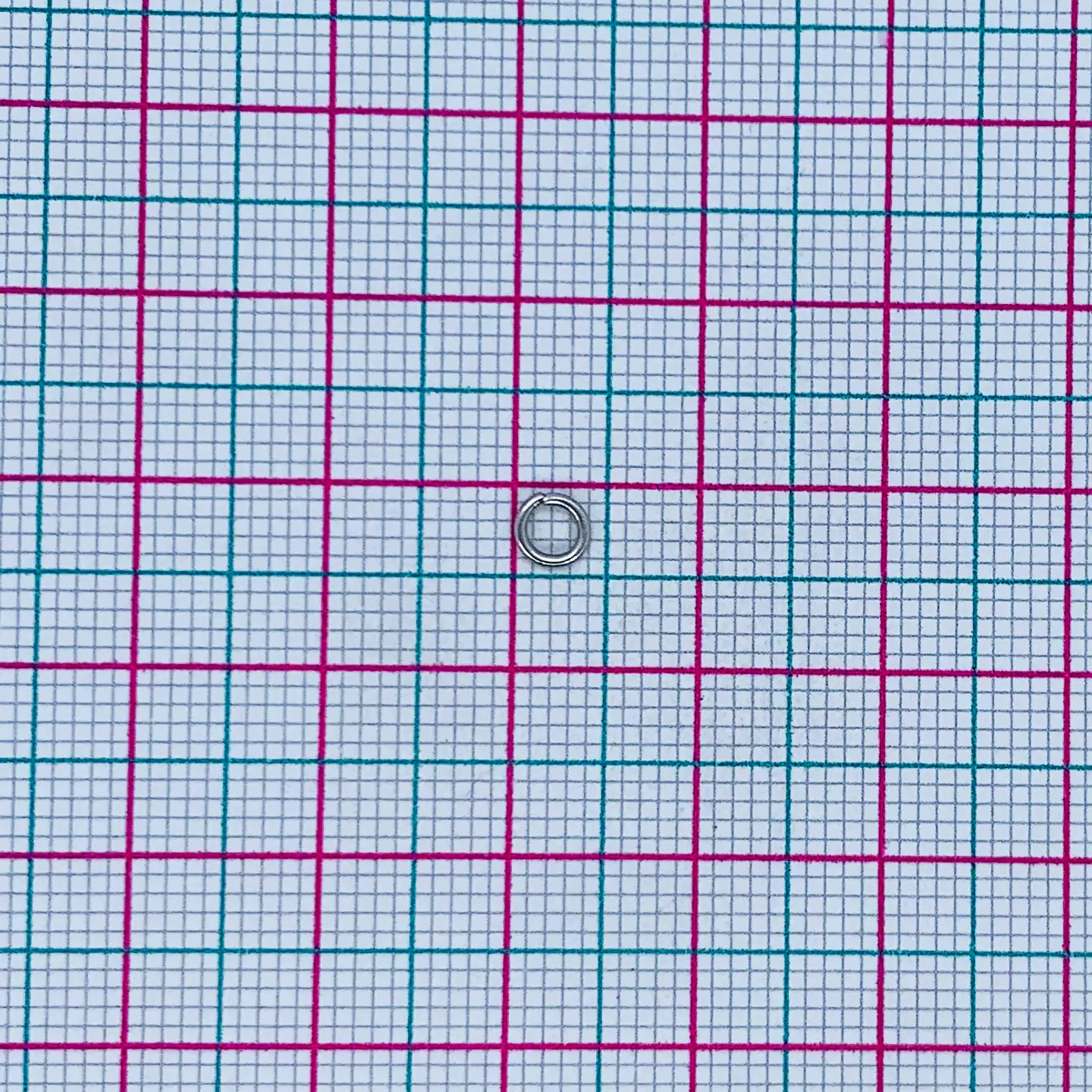 HERRAJE ✦ ARGOLLA GRUESA ACERO 4MM 2
