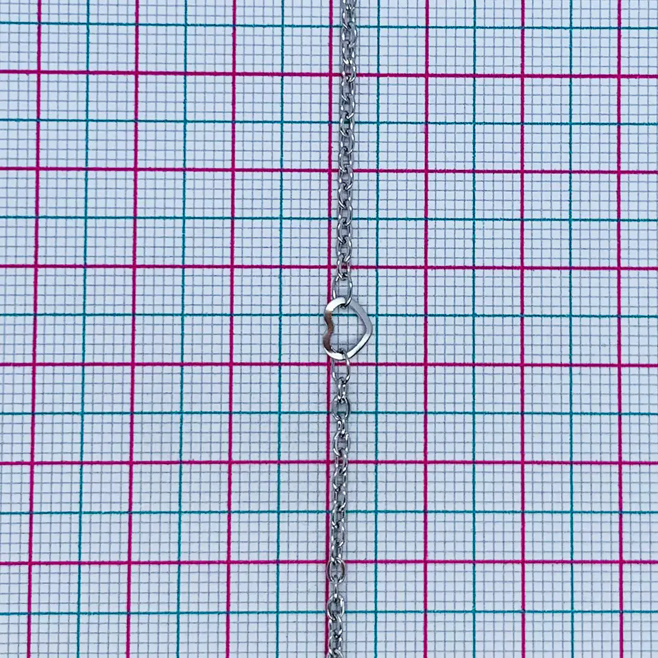 CADENA ✦ CORAZONES EN ACERO 6MM 2