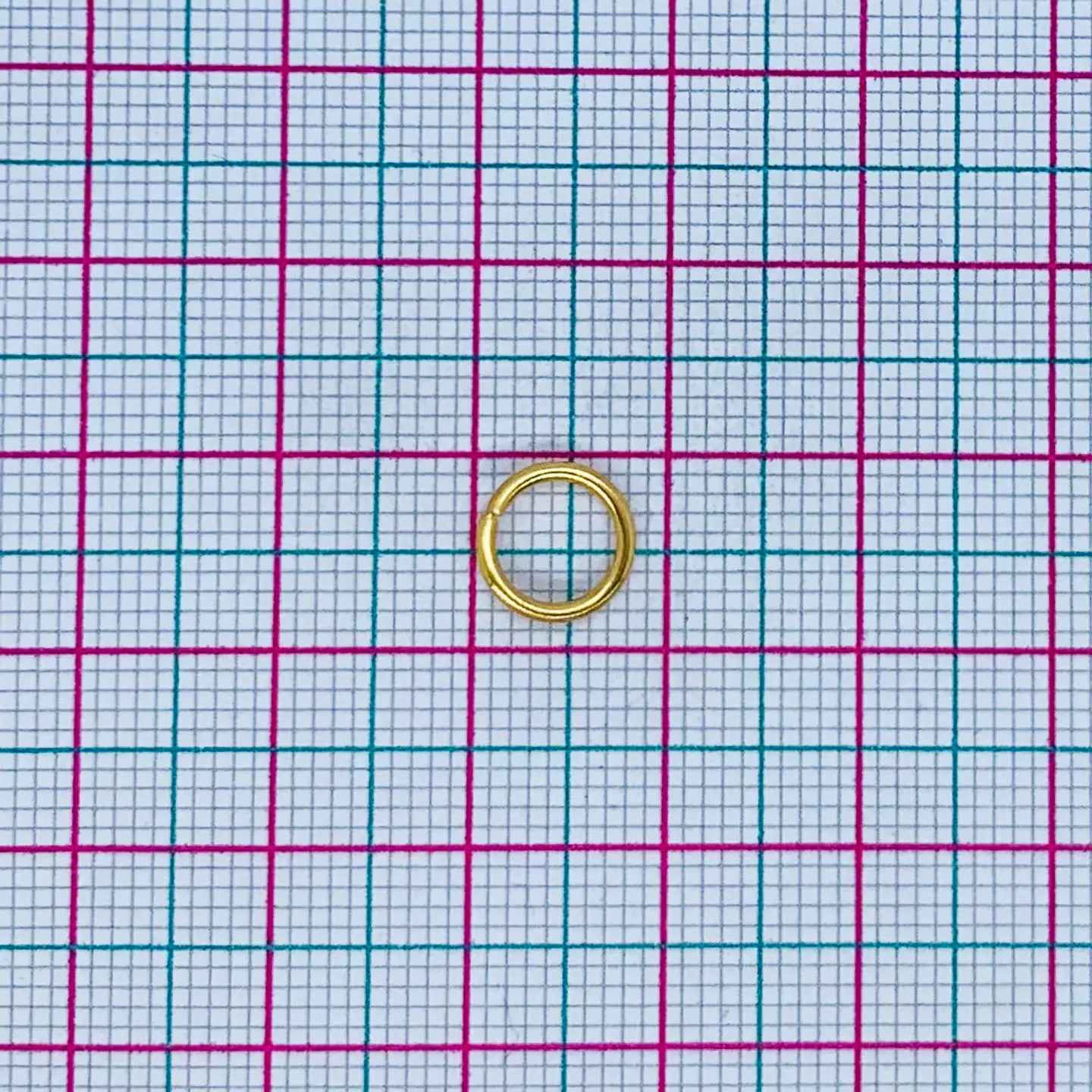 ARGOLLA ACERO DORADO 8MM 2