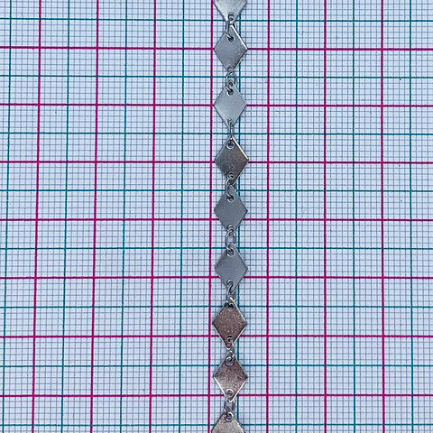 CADENA ROMBOS ACERO JB-1149