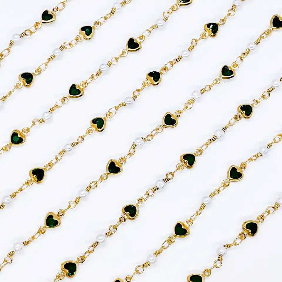 CADENA ✦ CORAZÓN CRISTAL (ELIGE TU COLOR FAVORITO)  1