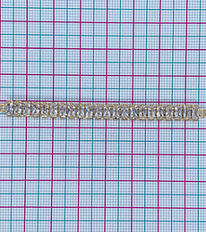 STRASS PULSERA BAÑO DE ORO (ELIGE TU COLOR FAVORITO) STRASS7CM