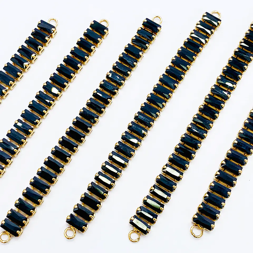 STRASS PULSERA BAÑO DE ORO (ELIGE TU COLOR FAVORITO) STRASS7CM 3
