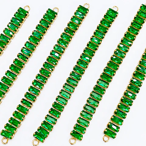 STRASS PULSERA BAÑO DE ORO (ELIGE TU COLOR FAVORITO) STRASS7CM