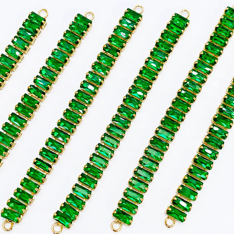 STRASS PULSERA BAÑO DE ORO (ELIGE TU COLOR FAVORITO) STRASS7CM 1