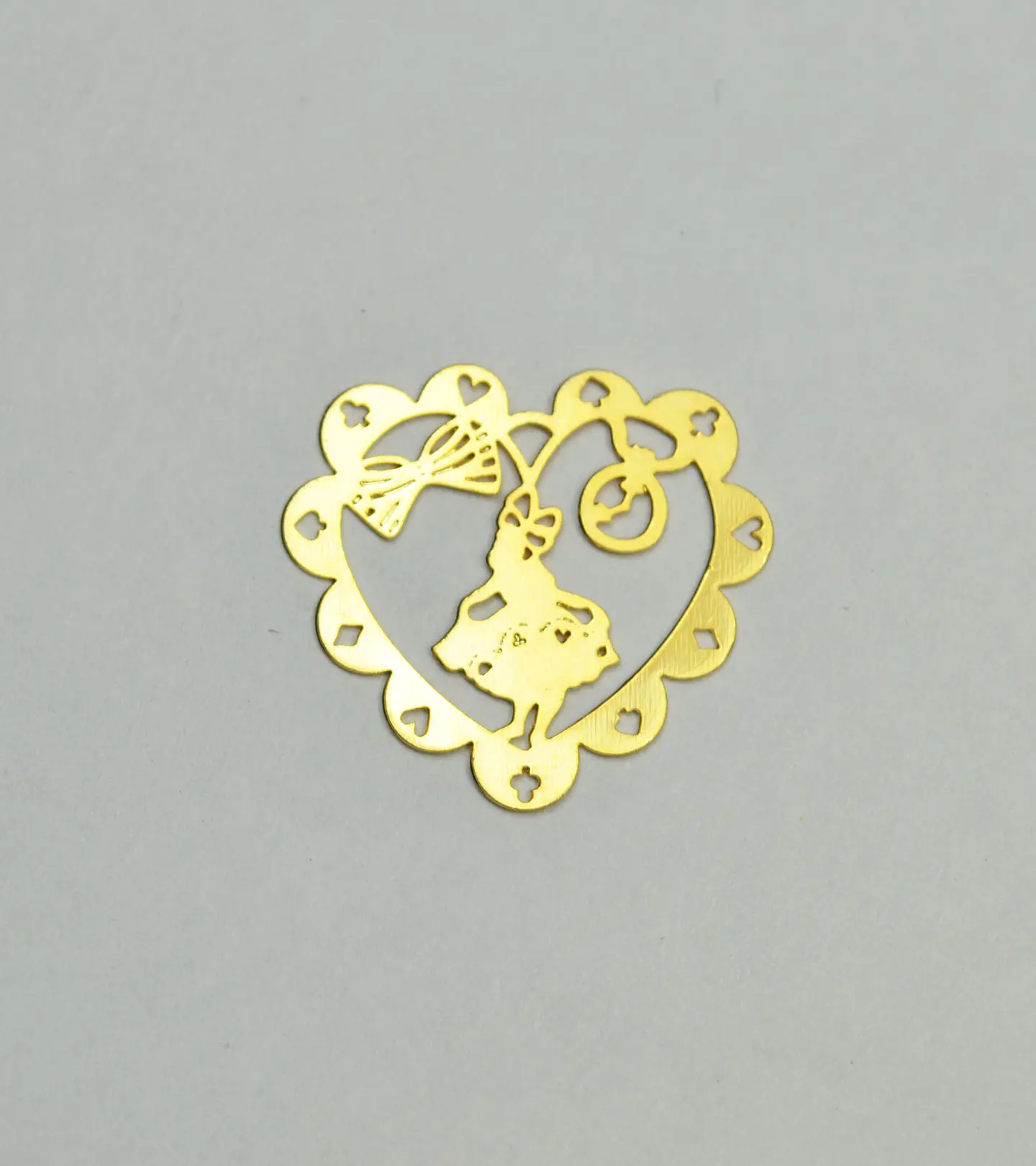 CORAZÓN BAÑO DE ORO C2876-GOLD 1