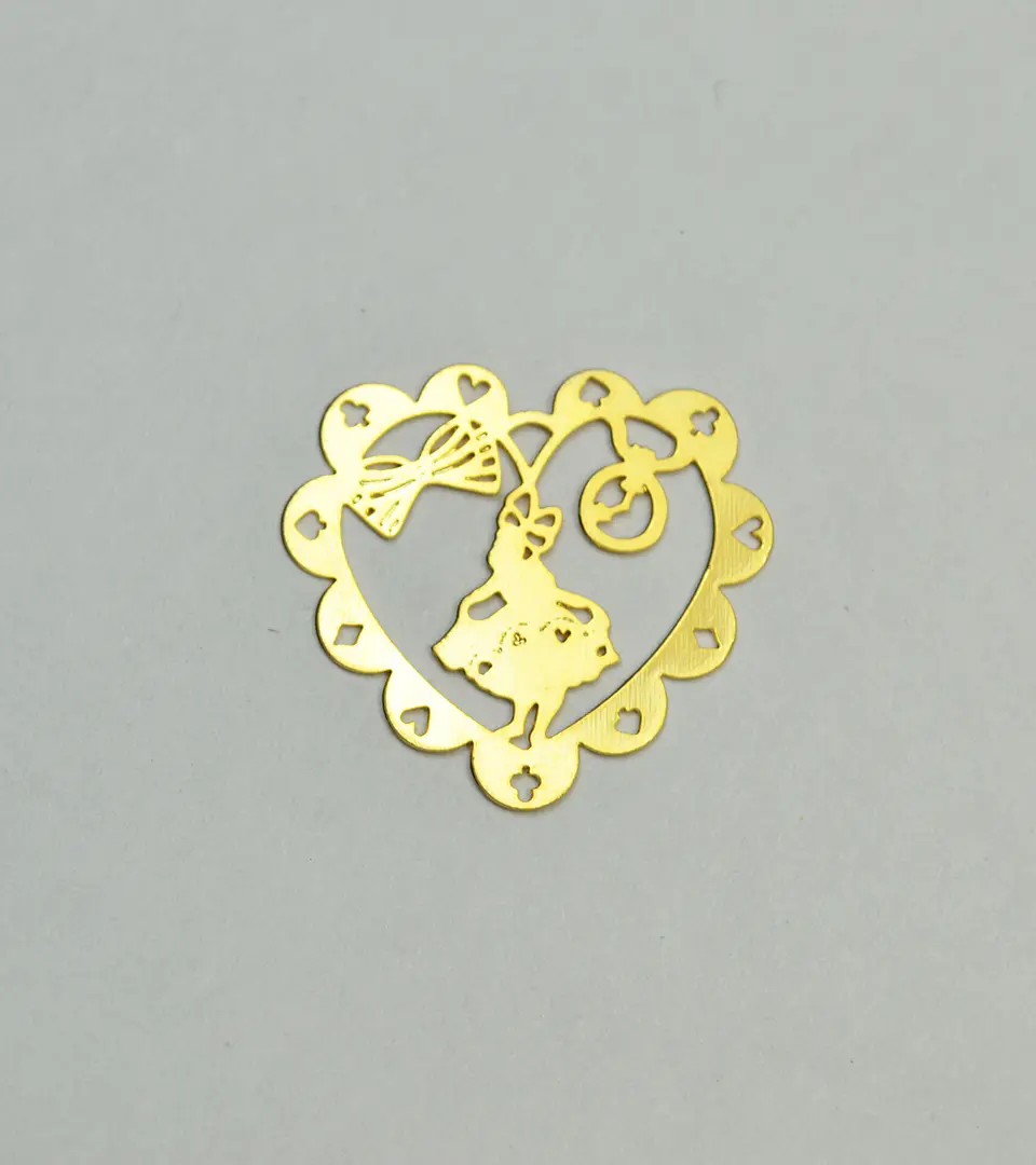 CORAZÓN BAÑO DE ORO C2876-GOLD 1