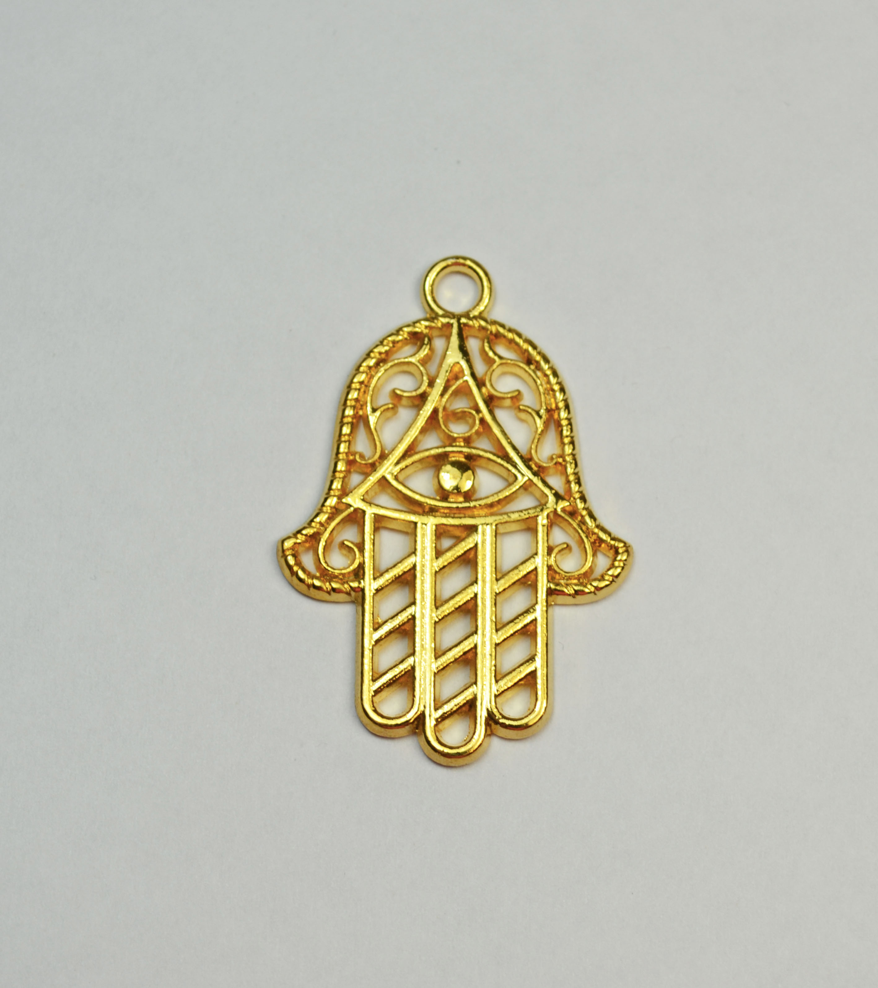 MANO HAMSA BAÑO DE ORO DN34 1