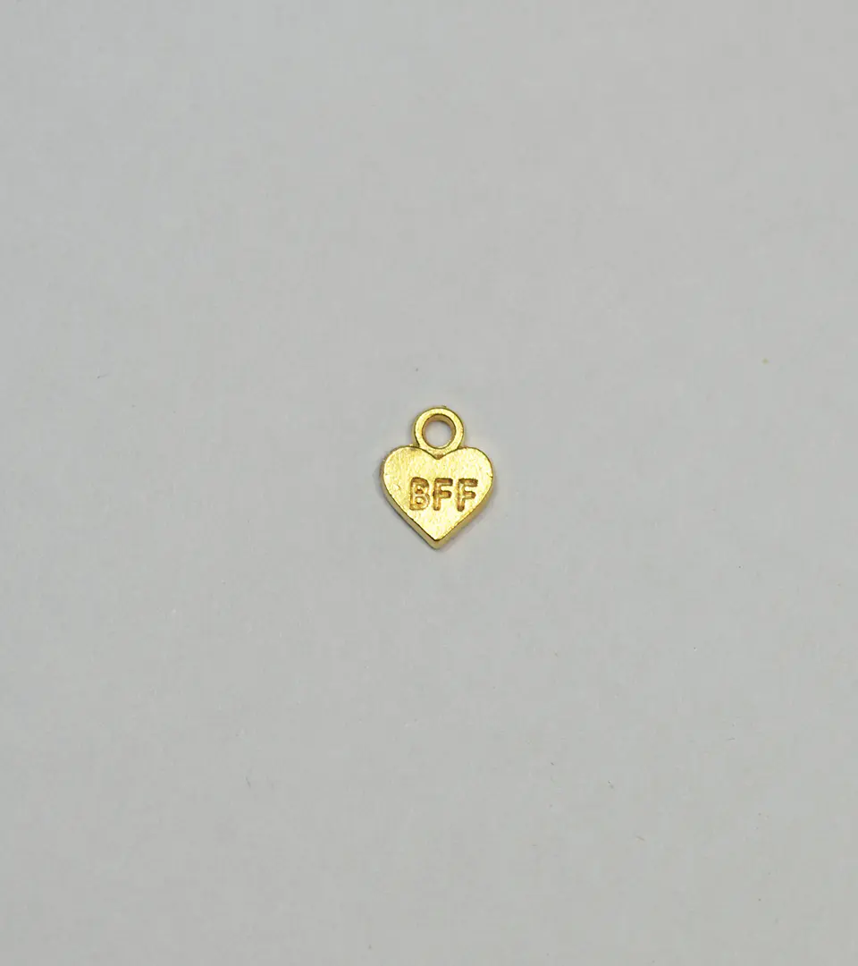 CORAZÓN BFF BAÑO DE ORO G415-31 1