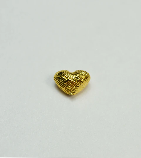 CORAZÓN BAÑO DE ORO GDE-H2309