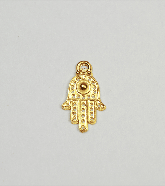 MANO HAMSA BAÑO DE ORO  T1521