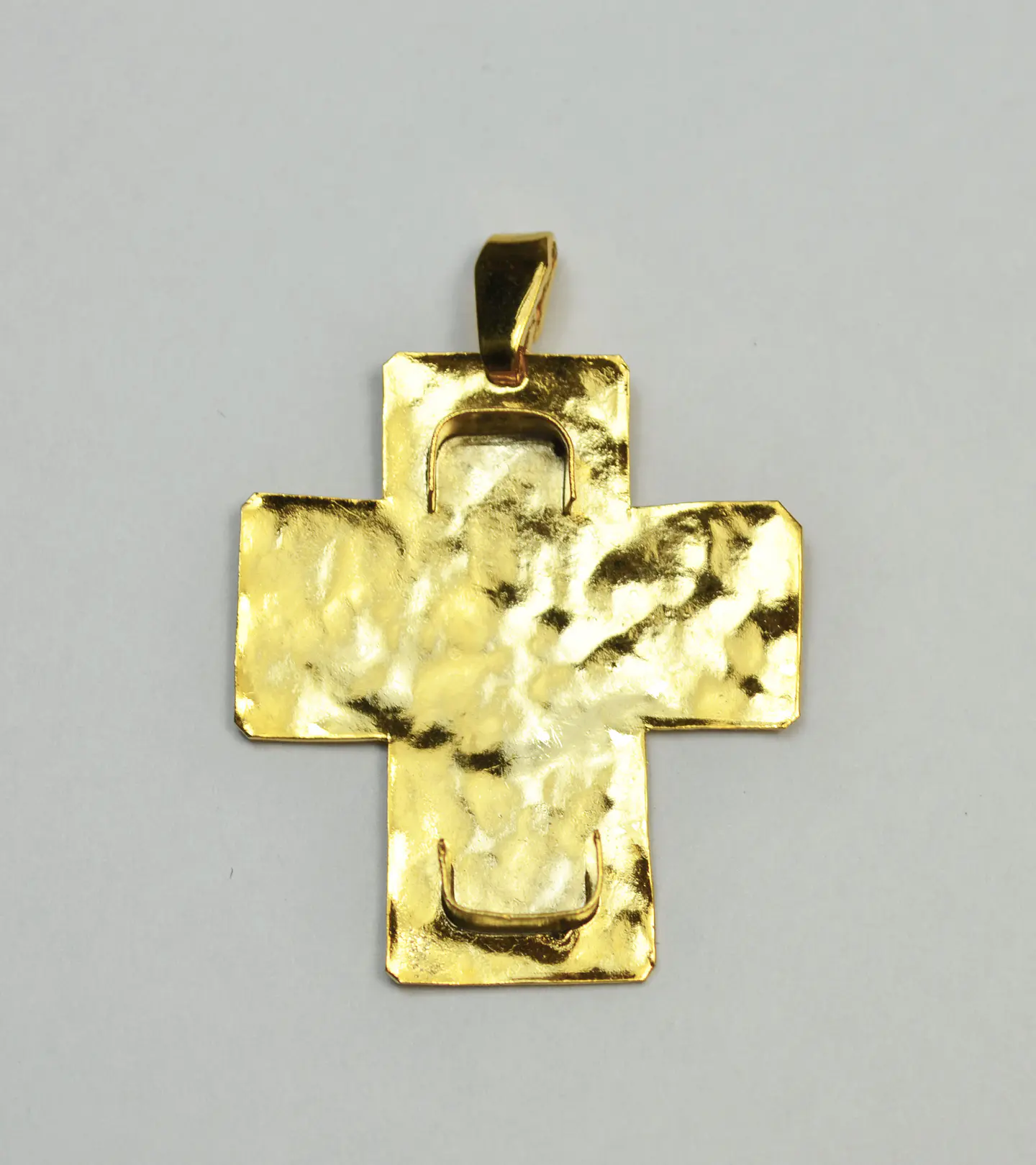 DIJE ✦ CRUZ BAÑO DE ORO  1