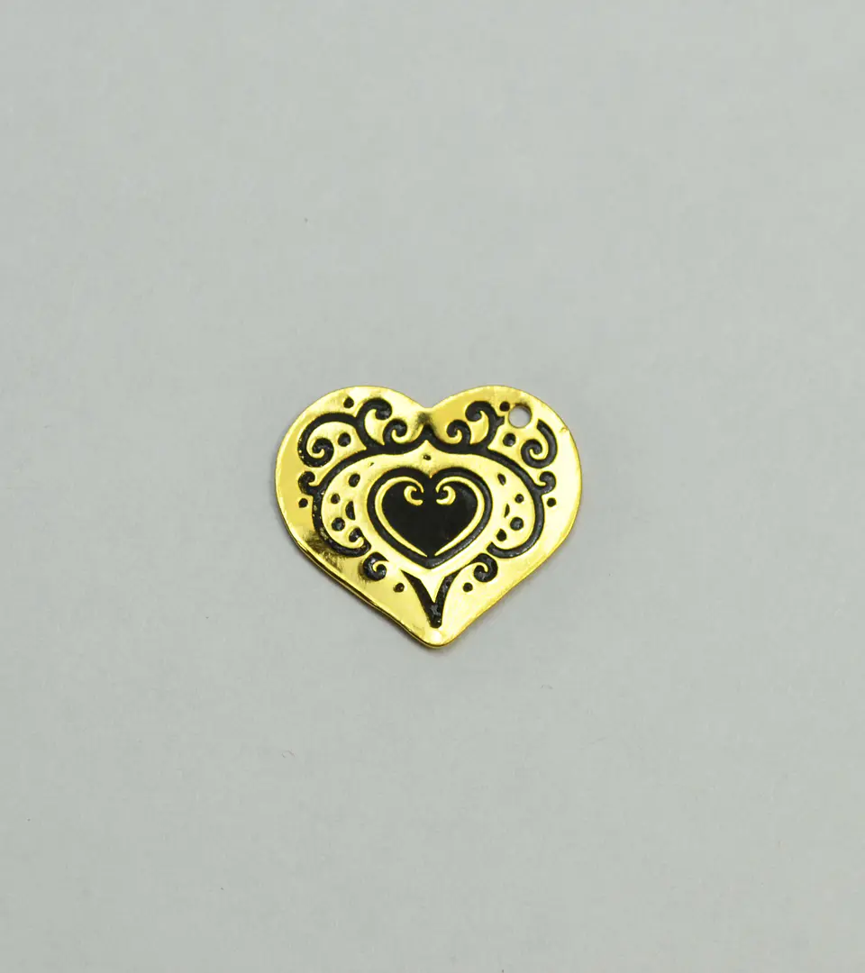 CORAZÓN BAÑO DE ORO T4906 1
