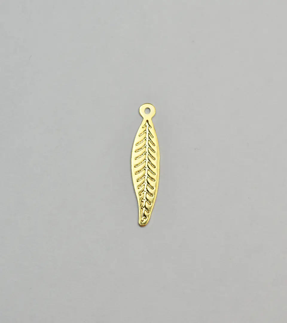 HOJA MINI DIJE BAÑO DE ORO T5319 1