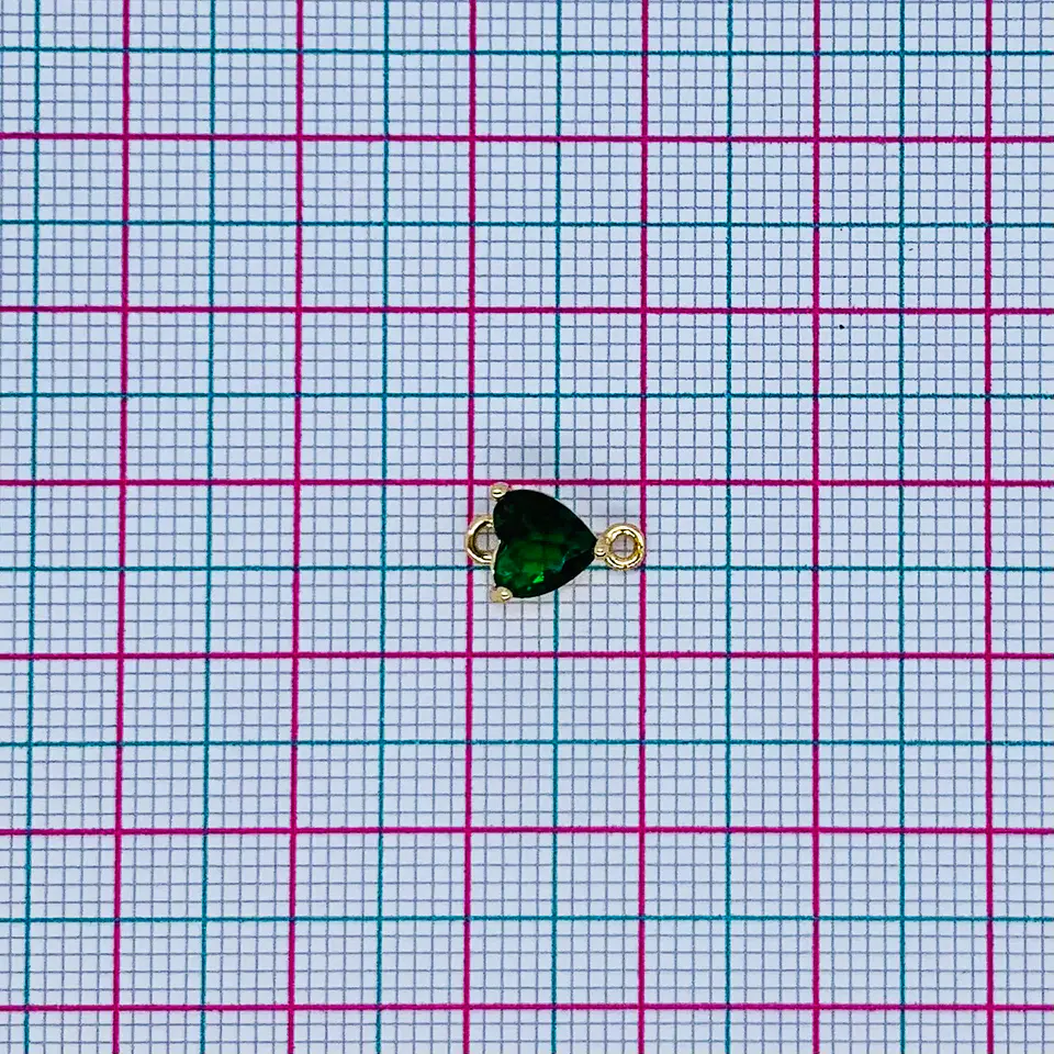 CORAZÓN CRISTAL RODIO (ELIGE TU COLOR FAVORITO) ROD104 2
