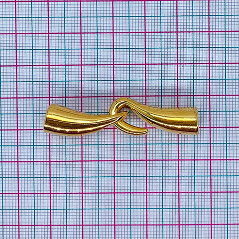 TERMINAL GANCHO BAÑO DE ORO T5354