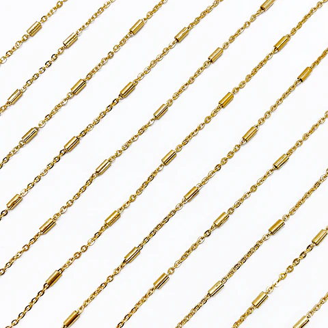CADENA ✦ PALITOS EN ACERO 2MM