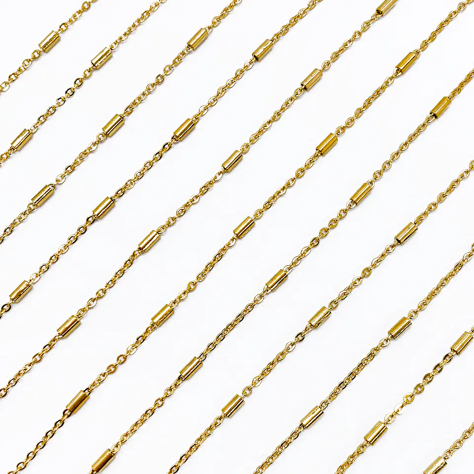 CADENA ✦ PALITOS EN ACERO 2MM 1