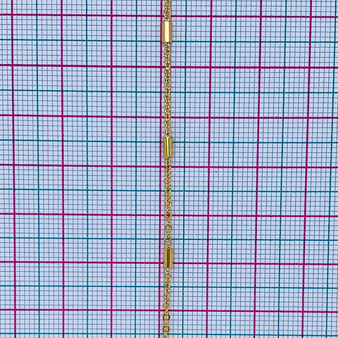 CADENA ✦ PALITOS EN ACERO 2MM