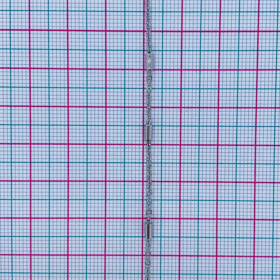 CADENA ✦ PALITOS EN ACERO 2MM 2