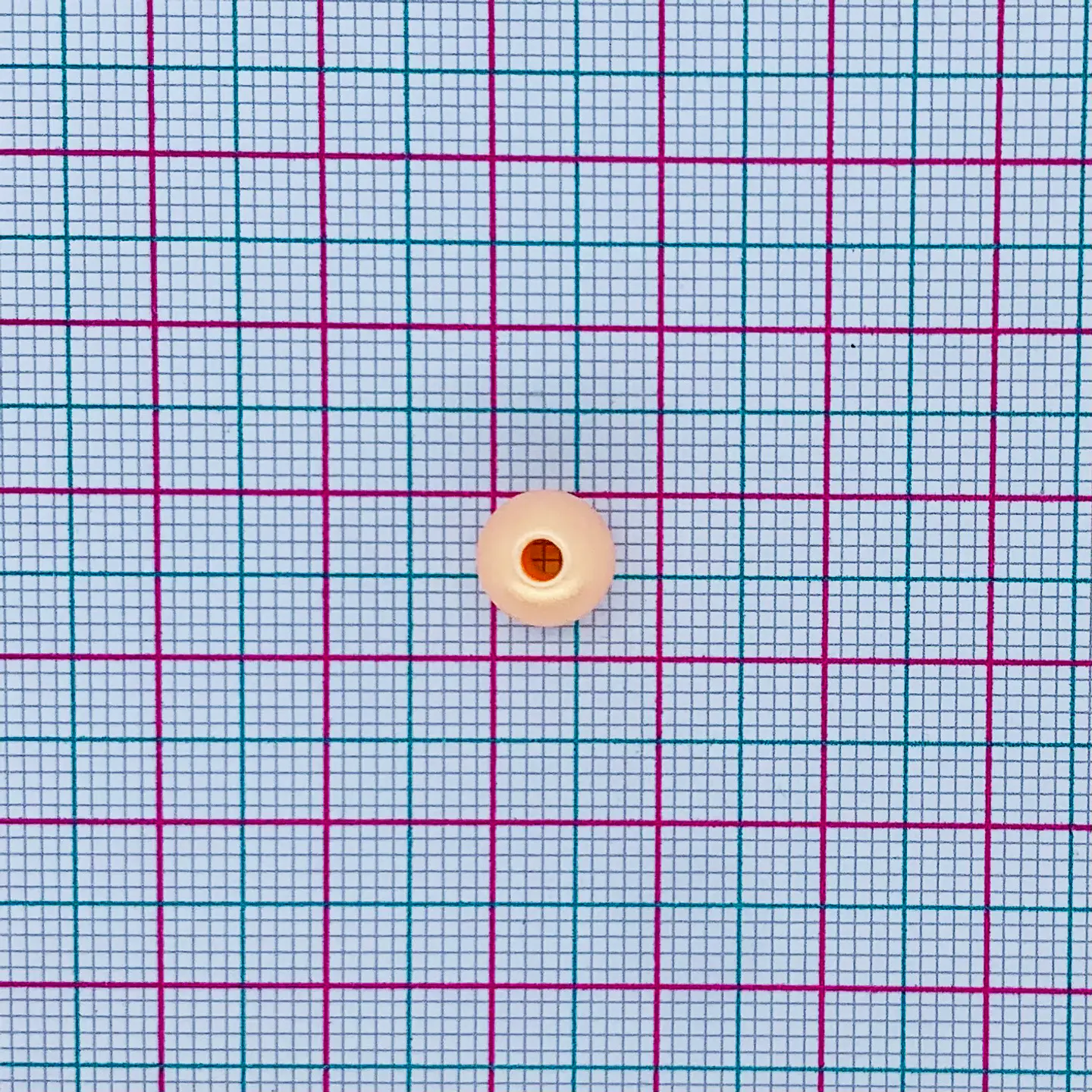 SEPARADOR ✦ BOLA PERLADA PLASTICA 8MM 2