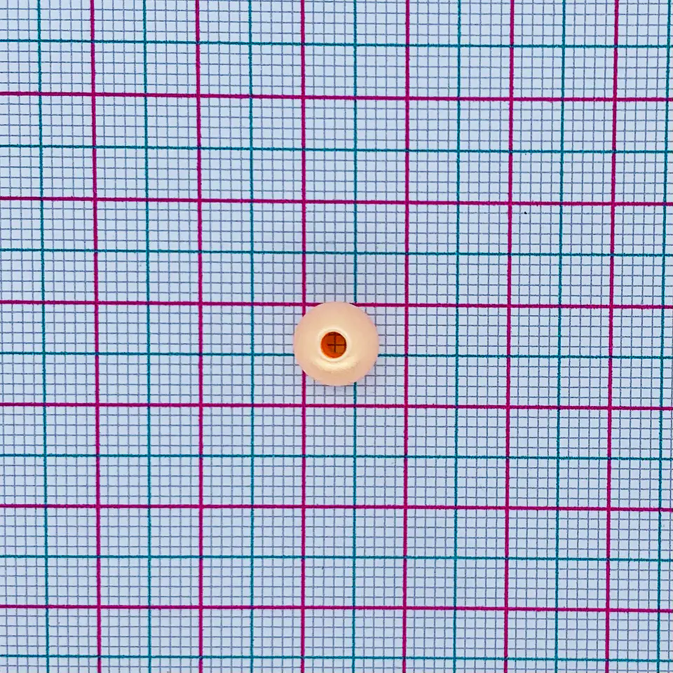 SEPARADOR ✦ BOLA PERLADA PLASTICA 8MM 2