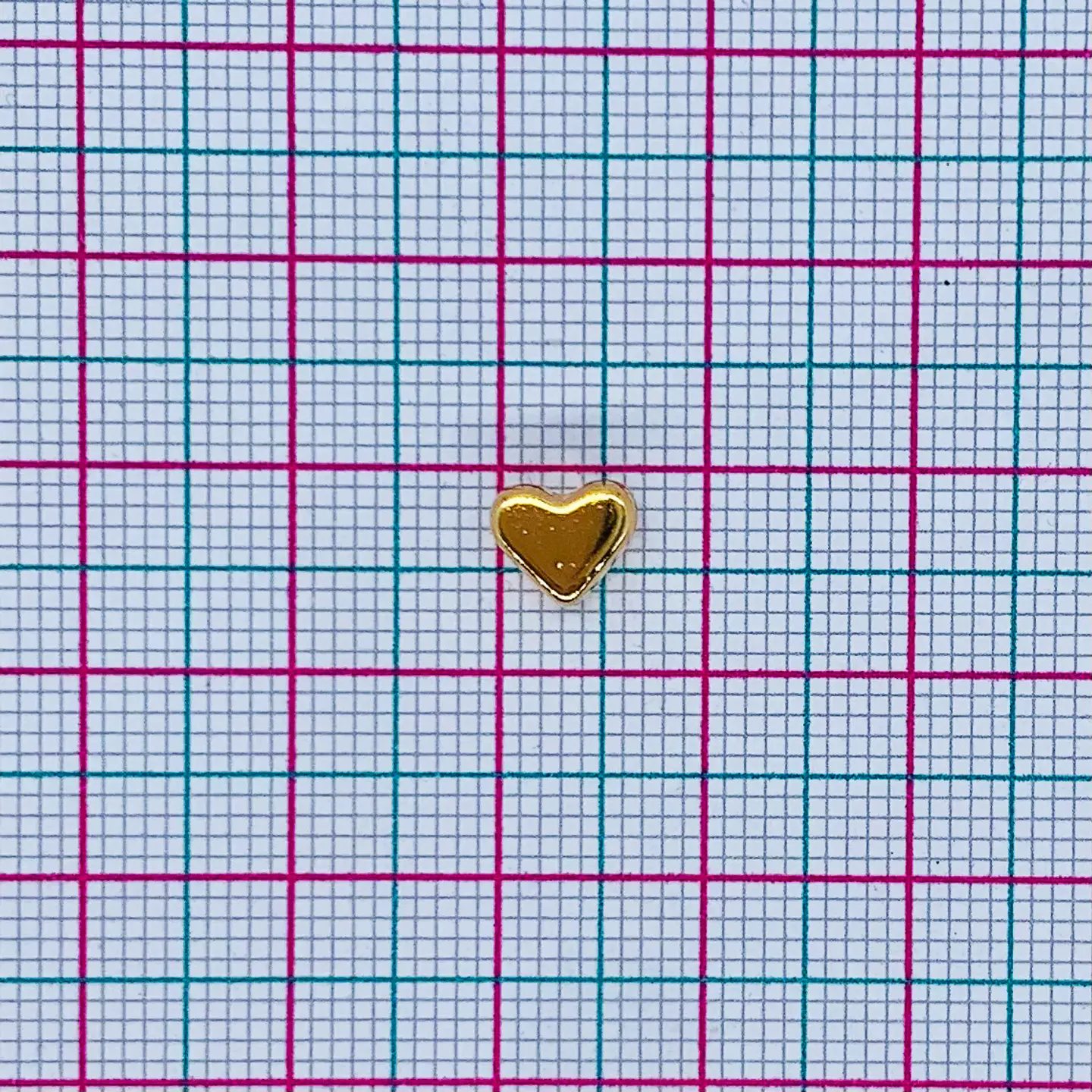 CORAZÓN SEPARADOR BAÑO DE ORO  2