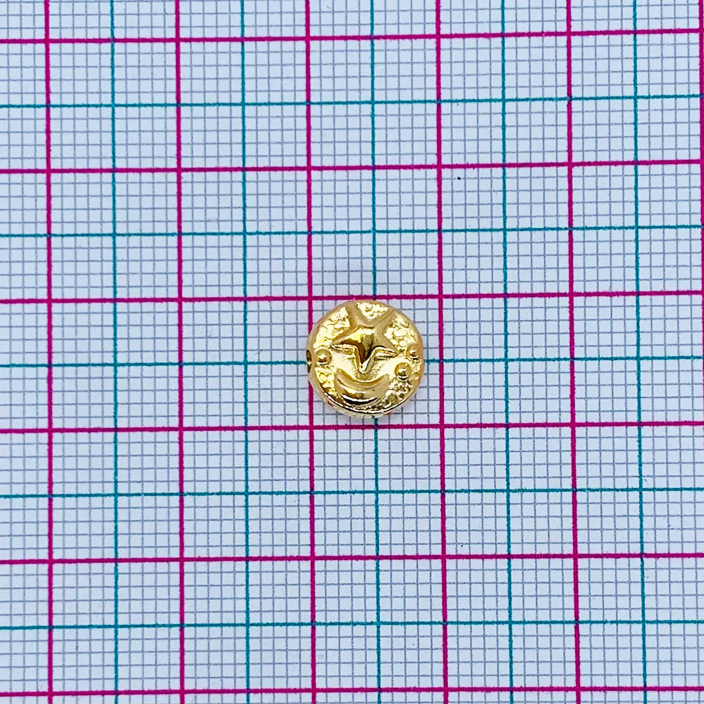 LUNAS Y ESTRELLAS BAÑO DE ORO W1355-GOLD 2