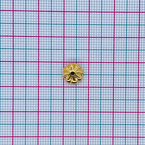 FLOR BAÑO DE ORO W545-GOLD