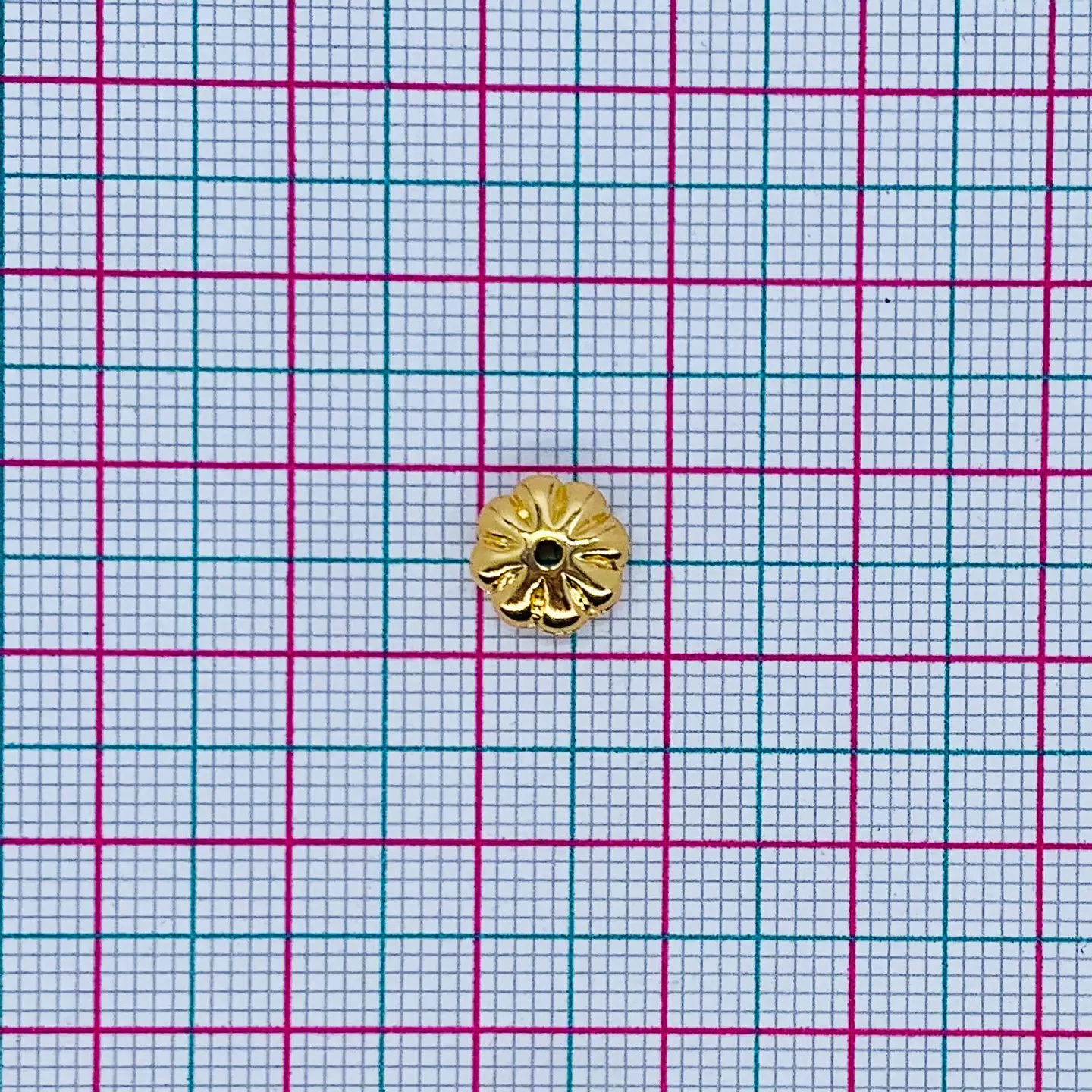 FLOR BAÑO DE ORO W545-GOLD 2