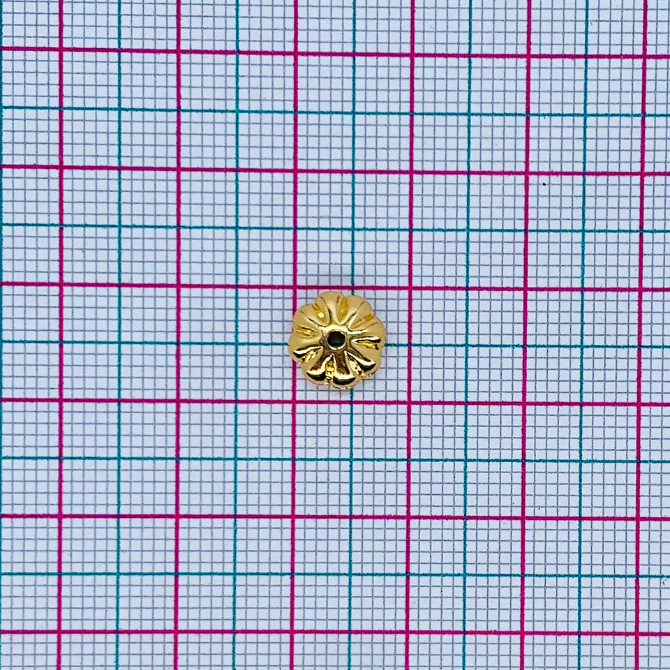 FLOR BAÑO DE ORO W545-GOLD 2