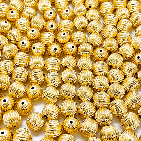 BALÍN BAÑO DE ORO 10MM W1134-GOLD