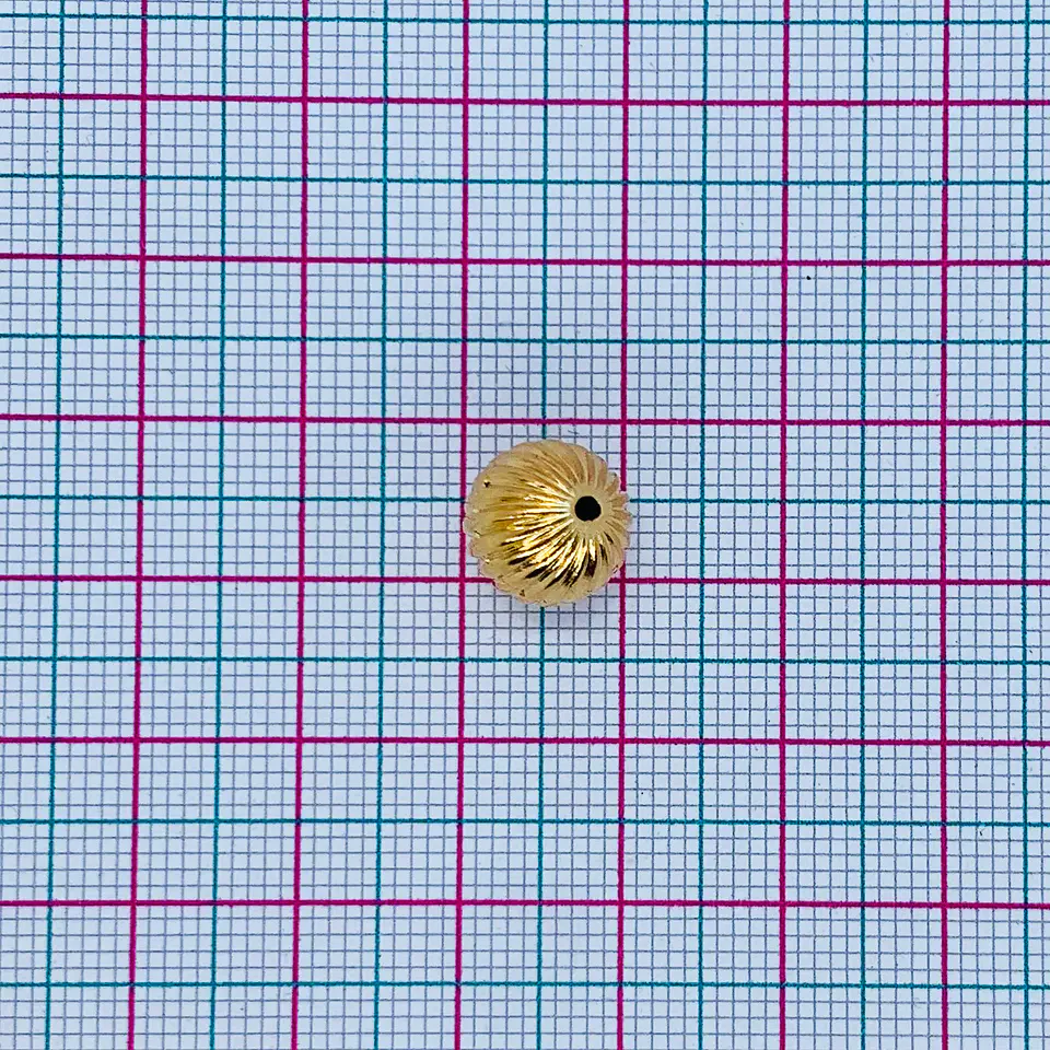 BALÍN BAÑO DE ORO 10MM W1134-GOLD 2