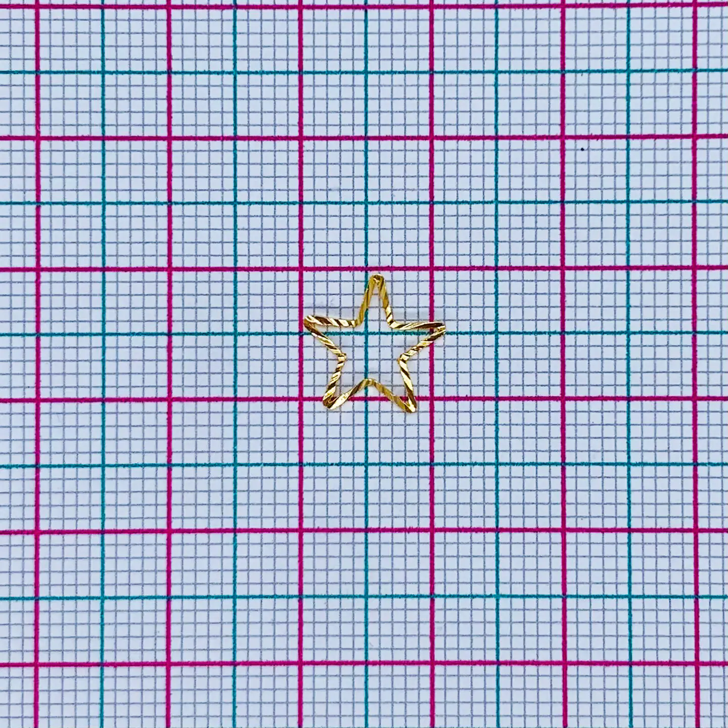ESTRELLA SILUETA BAÑO DE ORO T6557 2