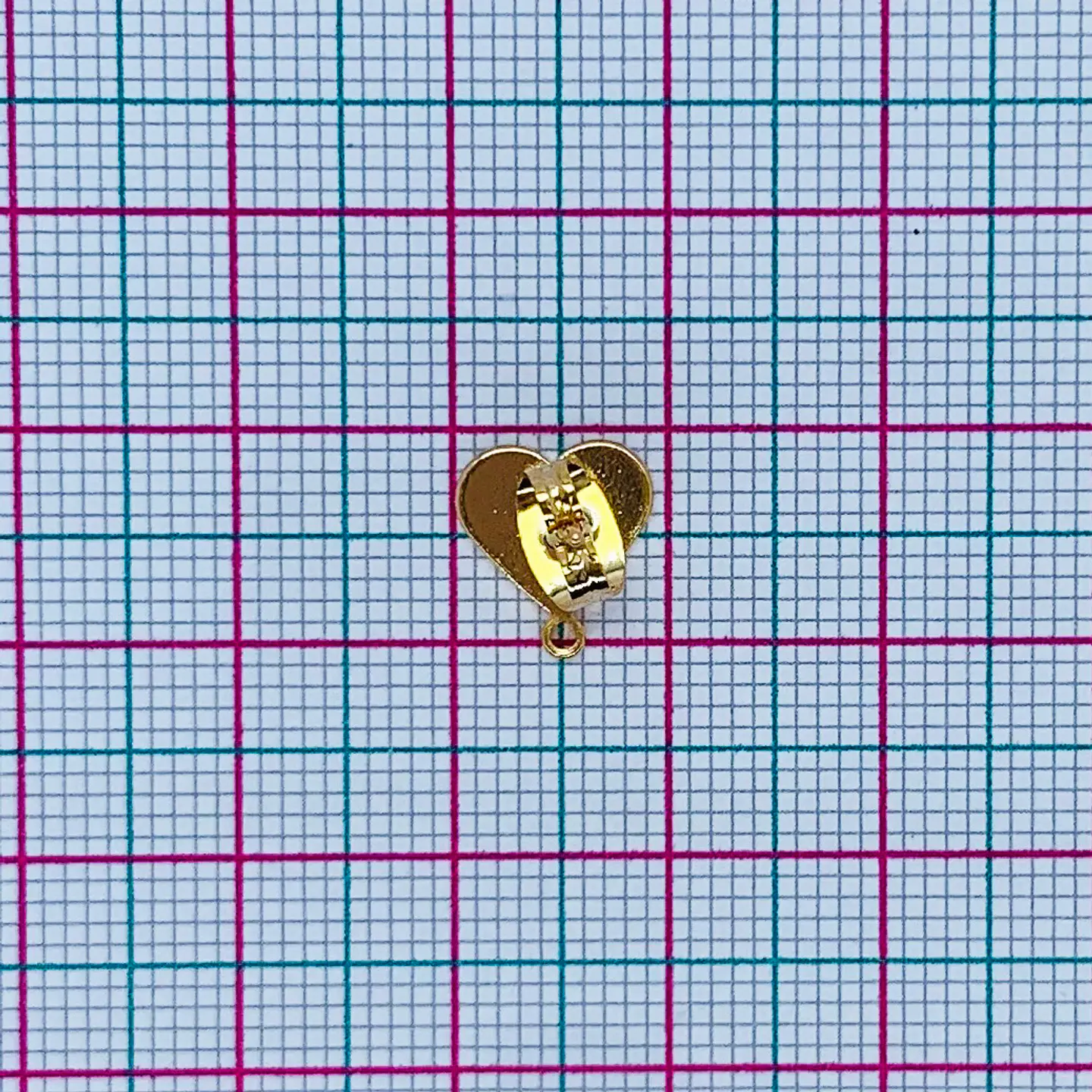 TOPO CORAZÓN BAÑO DE ORO T6549 2