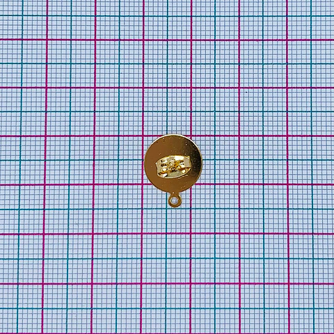 TOPO REDONDO BAÑO DE ORO T6543