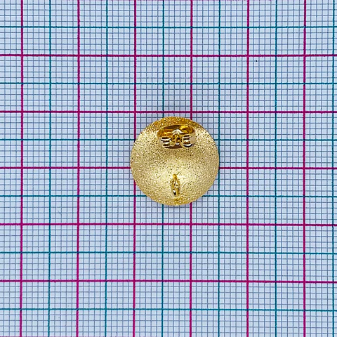 TOPO REDONDO BAÑO DE ORO T6528